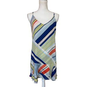 Parker‎ multicolor silk dress size Small